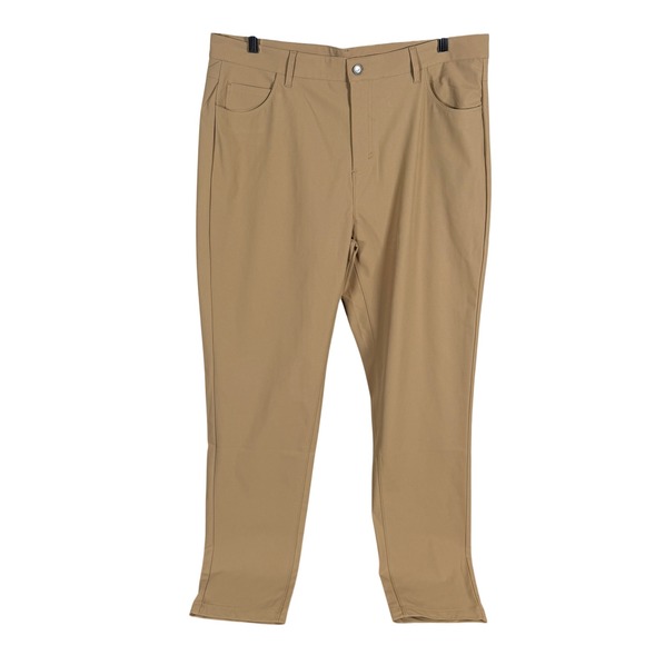 Fabletics Other - Fabletics The Don 5 Pocket Pant Slim Fit Mens Actual 36x33 Brown Performance NEW